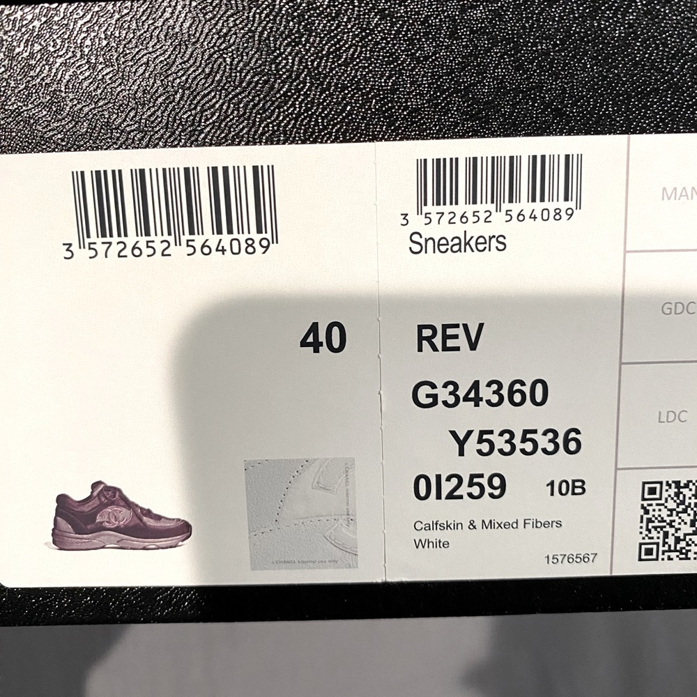 🤍BRAND NEW CHANEL WHITE REV TRAINERS🤍 - Picture 5 of 14